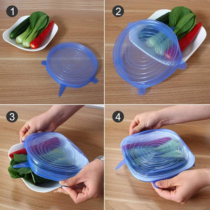 Fresh Seal Silicone Food Cover 6pcs Set