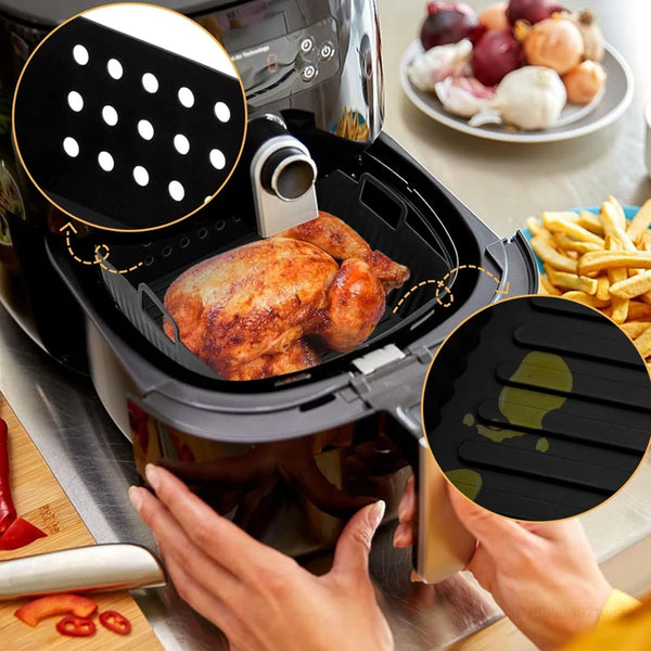 21cm Silicone Air Fryer Basket