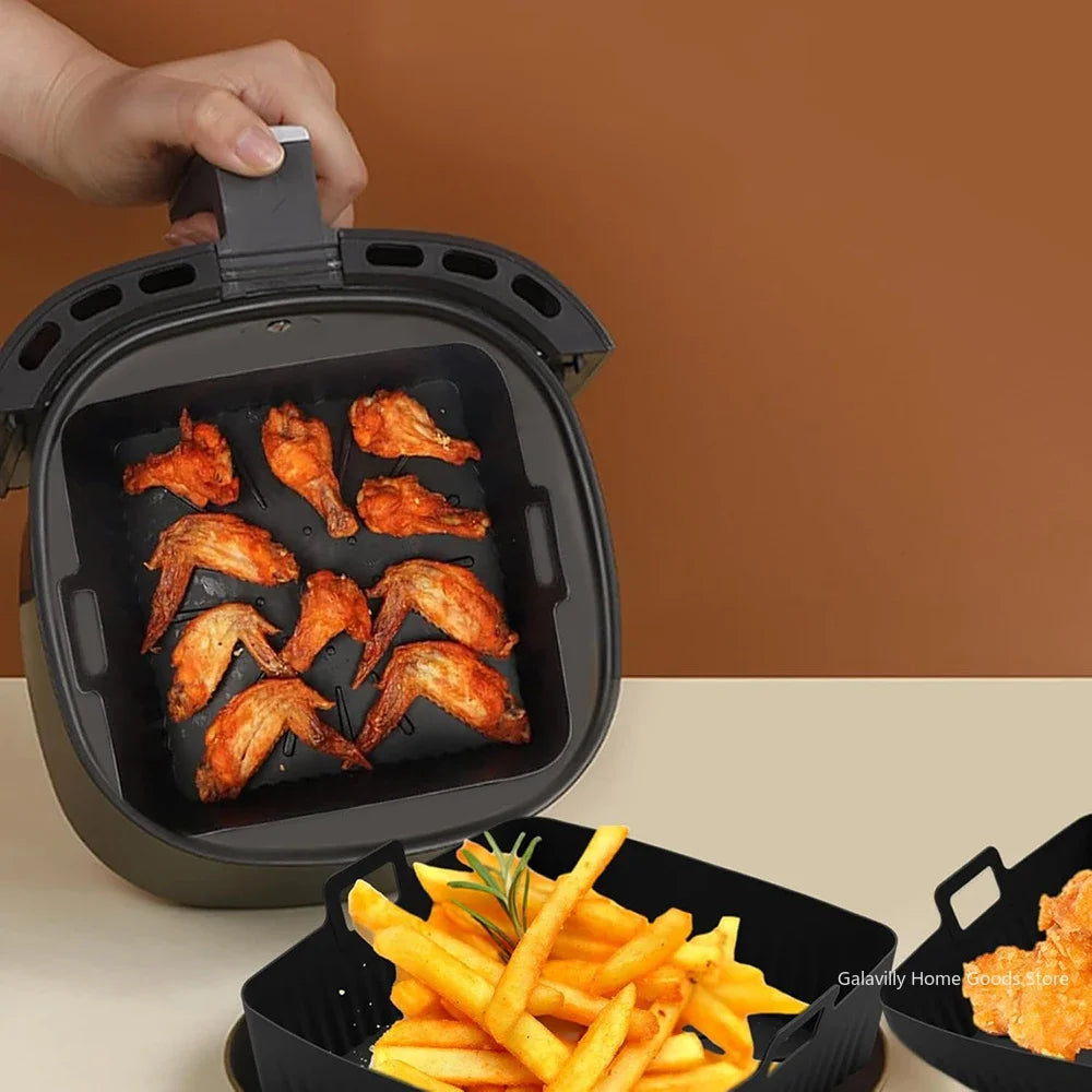23cm Silicone Air Fryer Tray