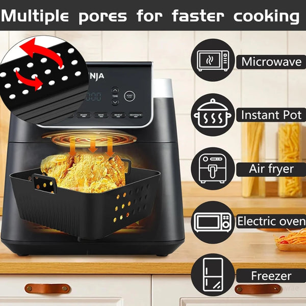 21cm Silicone Air Fryer Basket