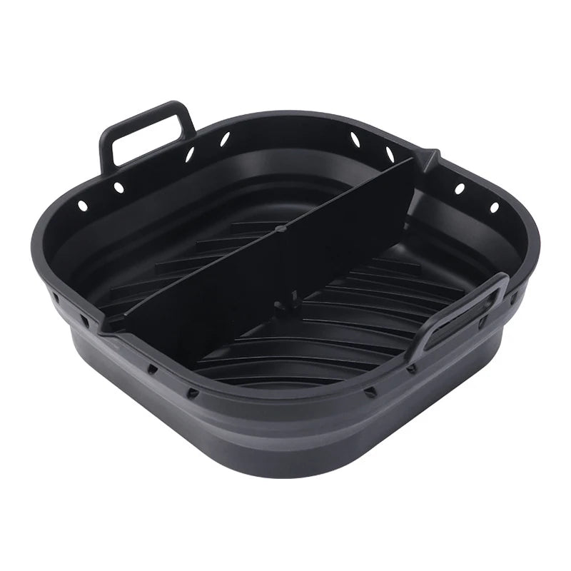 Dual Space Silicone Air Fryer Tray