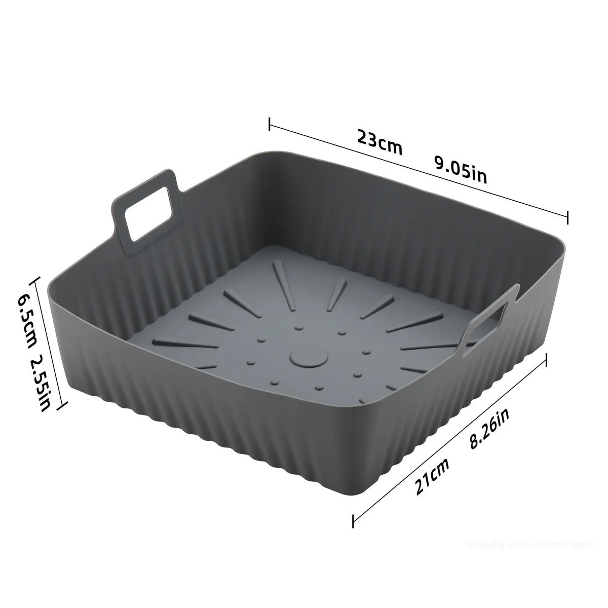 23cm Silicone Air Fryer Tray