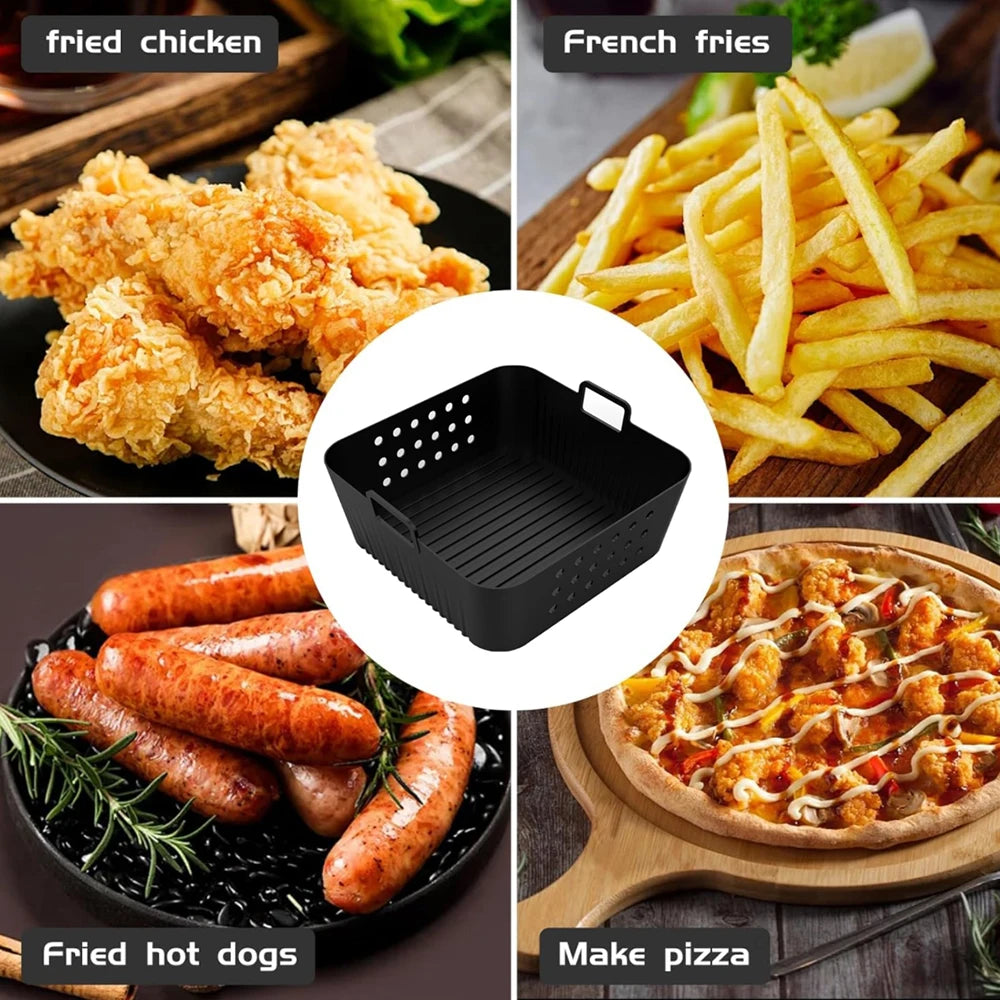 21cm Silicone Air Fryer Basket