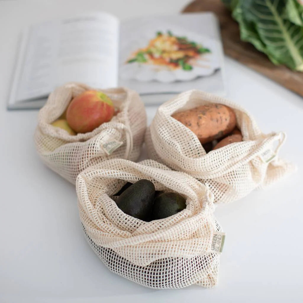 Reusable Cotton Mesh Produce Bag
