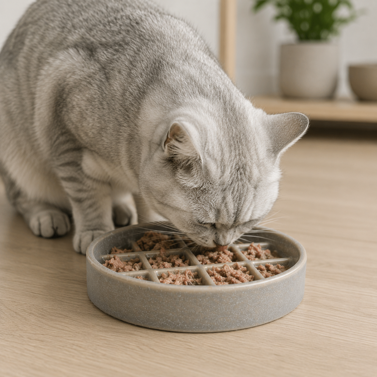 Ceramic Slow Feeder Pet Plate